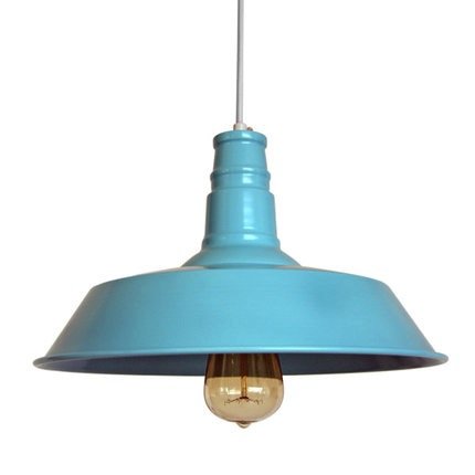 Подвесной светильник Loft Blue Bell Голубой пастельный Подвесной светильник Loft Blue Bell Голубой пастельный в Рязани | Loft Concept