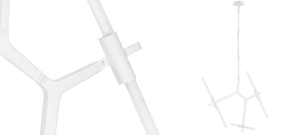 Люстра Агнес Chandelier White 6 Люстра Агнес Chandelier White 6 - Loft-Concept в Рязани