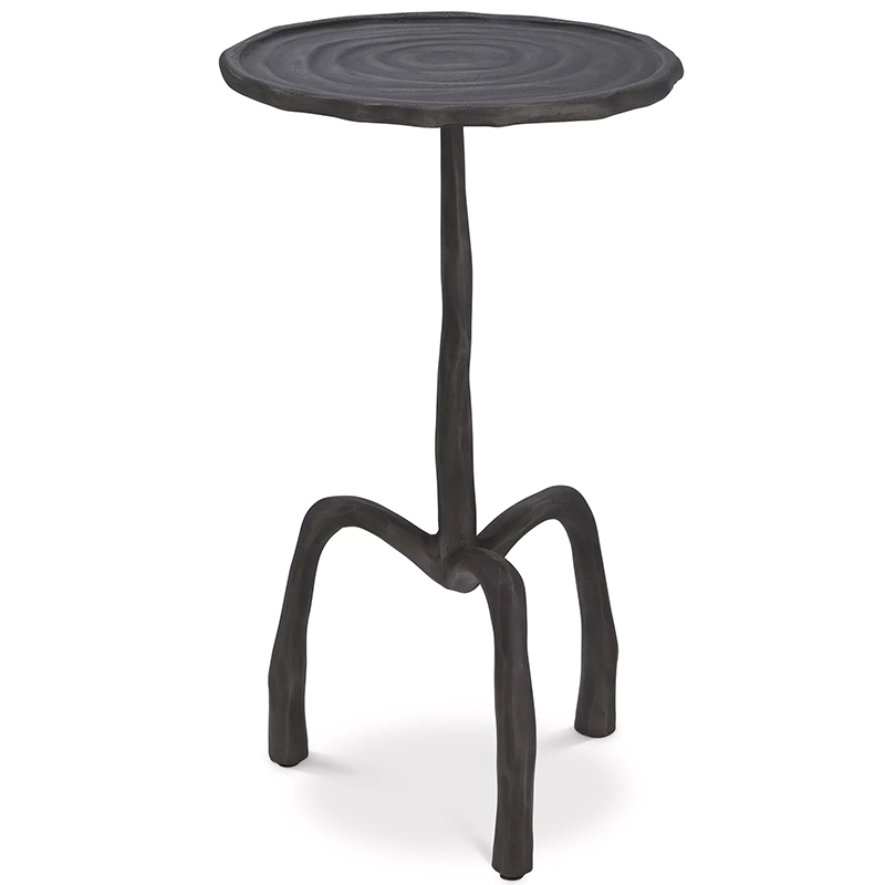 Приставной стол Eichholtz Side Table Kubu S Темная бронза Черный Приставной стол Eichholtz Side Table Kubu S Темная бронза Черный в Рязани | Loft Concept