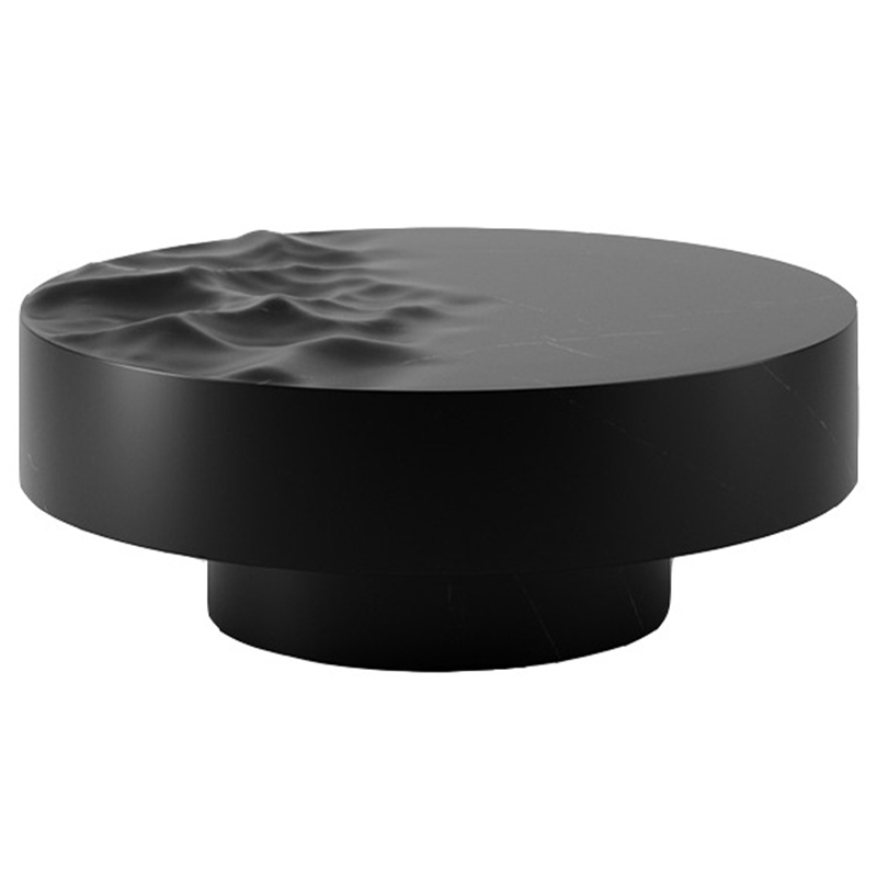 Дизайнерский журнальный стол Mathieu Lehanneur Sculpts Ocean Memories Round Black Черный Мрамор Nero Дизайнерский журнальный стол Mathieu Lehanneur Sculpts Ocean Memories Round Black Черный Мрамор Nero в Рязани | Loft Concept