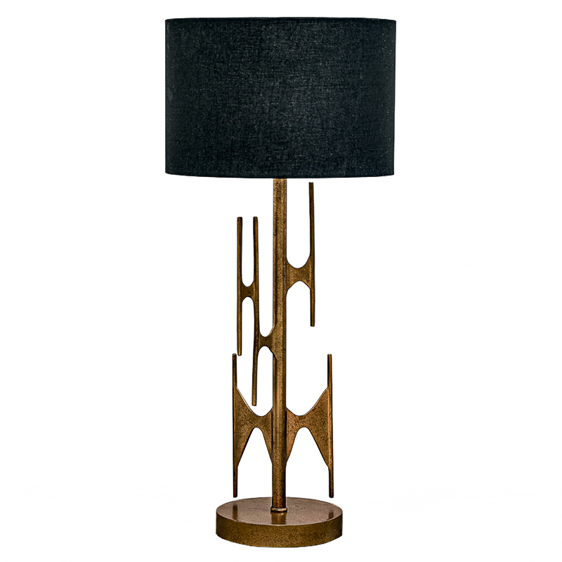 Настольная лампа Flabanico Table lamp Винтажная латунь Черный Настольная лампа Flabanico Table lamp Винтажная латунь Черный в Рязани | Loft Concept