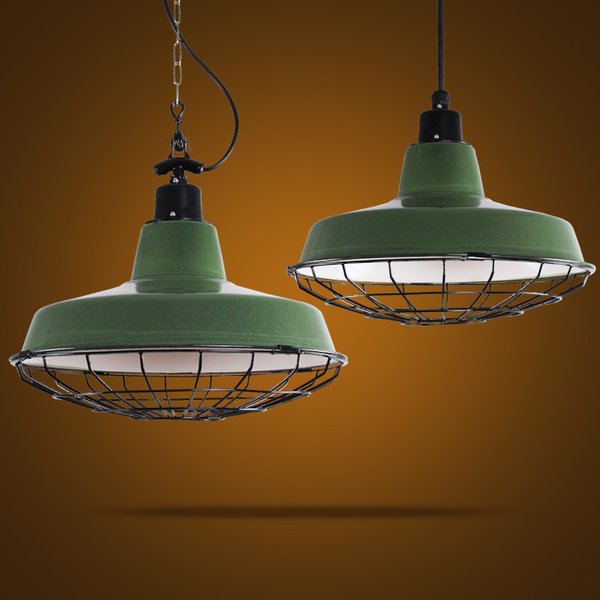 Подвесной светильник Loft Ber Cage Green Pendant Зеленый Подвесной светильник Loft Ber Cage Green Pendant Зеленый в Рязани | Loft Concept