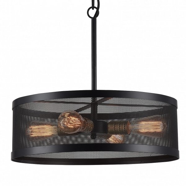 Люстра Nightwatch Chandelier Черный Люстра Nightwatch Chandelier Черный в Рязани | Loft Concept