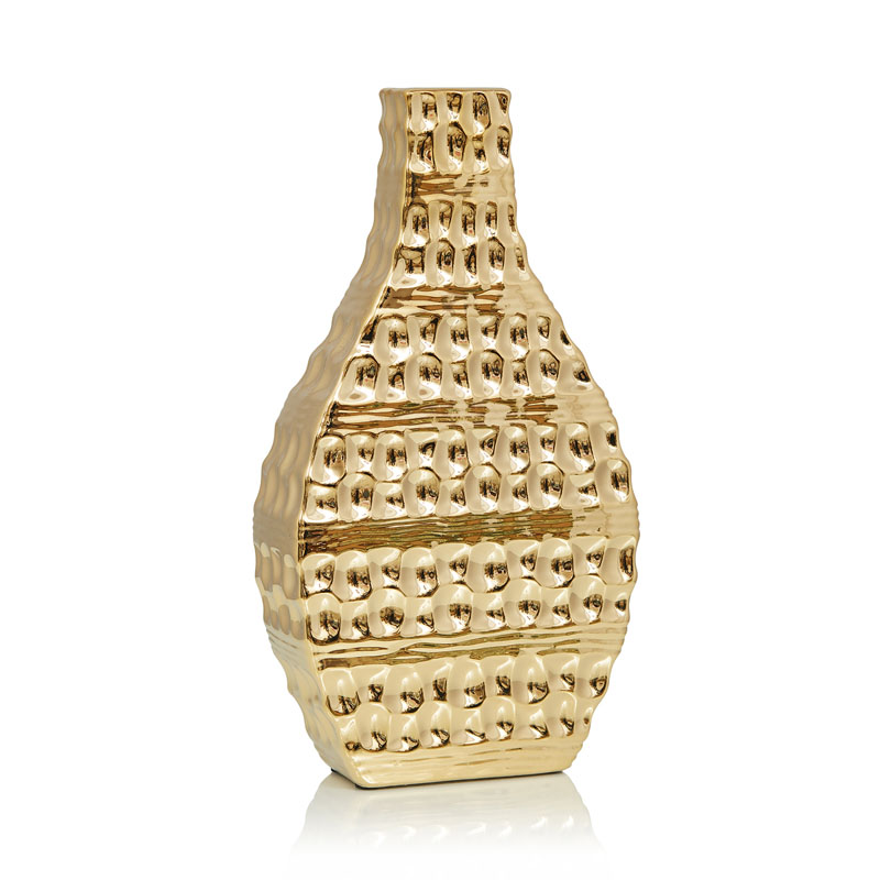 Ваза Fiesta Vase II Золотой Ваза Fiesta Vase II Золотой в Рязани | Loft Concept