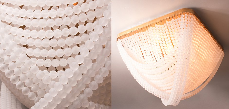Люстра Cockle beaded ball ceiling lamp Люстра Cockle beaded ball ceiling lamp - Loft-Concept в Рязани