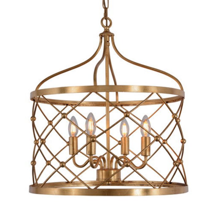Подвесные светильники Lantern Golden Net L Pendant lamp Золотой Подвесные светильники Lantern Golden Net L Pendant lamp Золотой в Рязани | Loft Concept