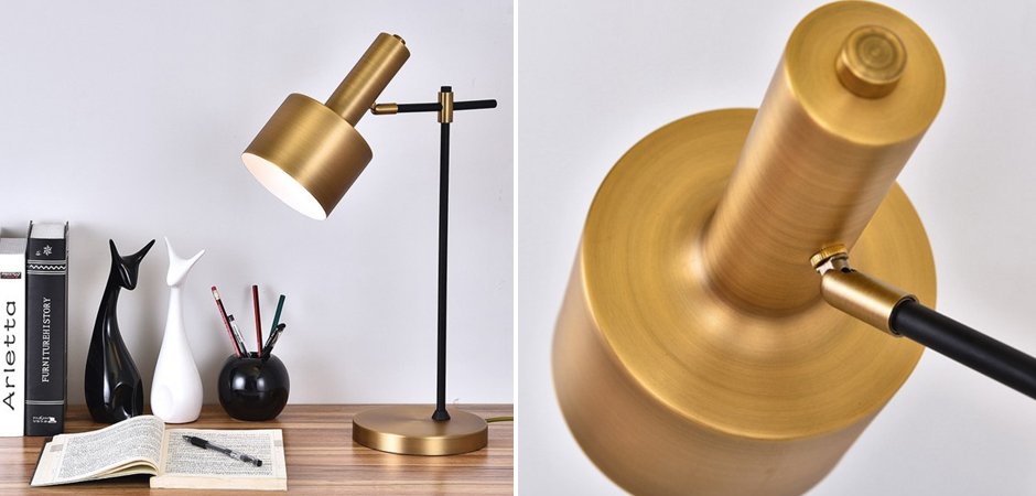 Настольная лампа Margarita Brass Table Lamp Настольная лампа Margarita Brass Table Lamp - Loft-Concept в Рязани