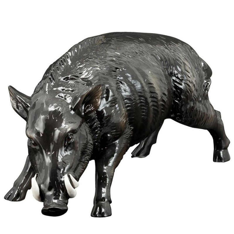 Статуэтка Abhika Boar Dark Grey Темно-серый в Рязани | Loft Concept 