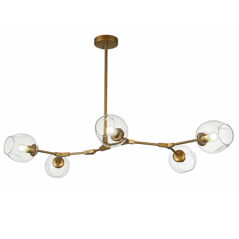 Люстра Branching Bubble Chandelier 5 gold Золотой Люстра Branching Bubble Chandelier 5 gold Золотой в Рязани | Loft Concept
