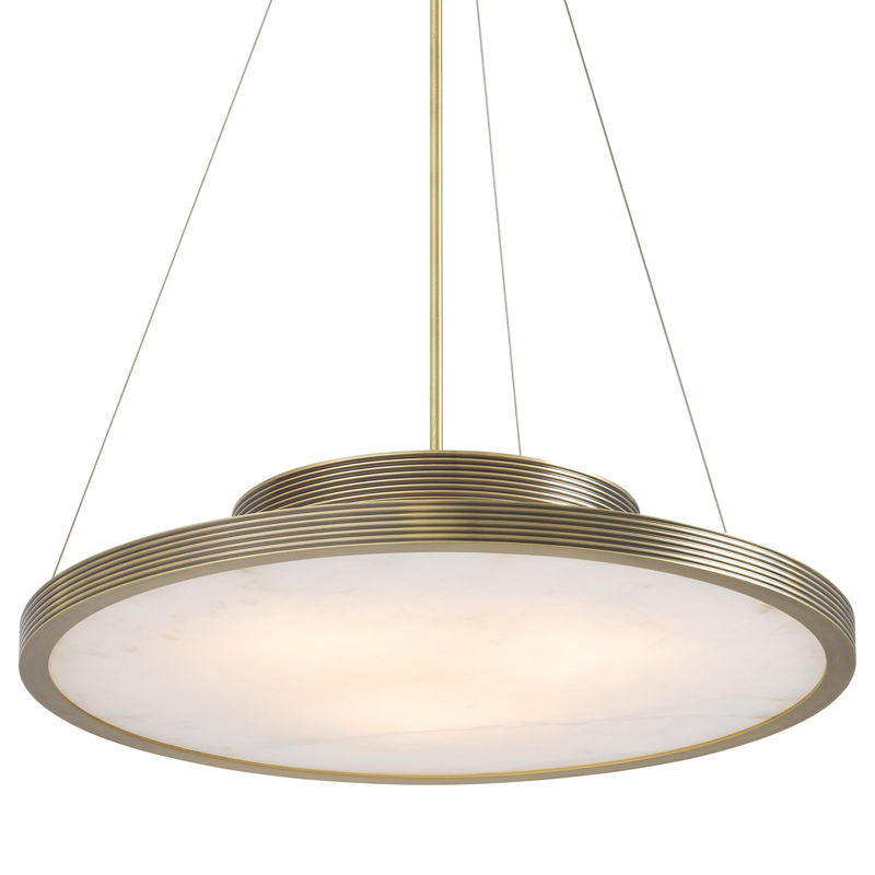 Люстра Eichholtz Chandelier Pullman Латунь Белый Люстра Eichholtz Chandelier Pullman Латунь Белый в Рязани | Loft Concept