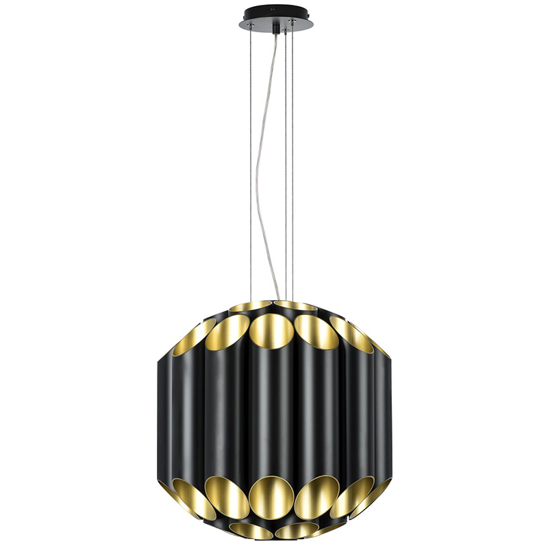 Люстра Garbi Black Pipe Organ Chandelier 44 Черный Золотой Люстра Garbi Black Pipe Organ Chandelier 44 Черный Золотой в Рязани | Loft Concept