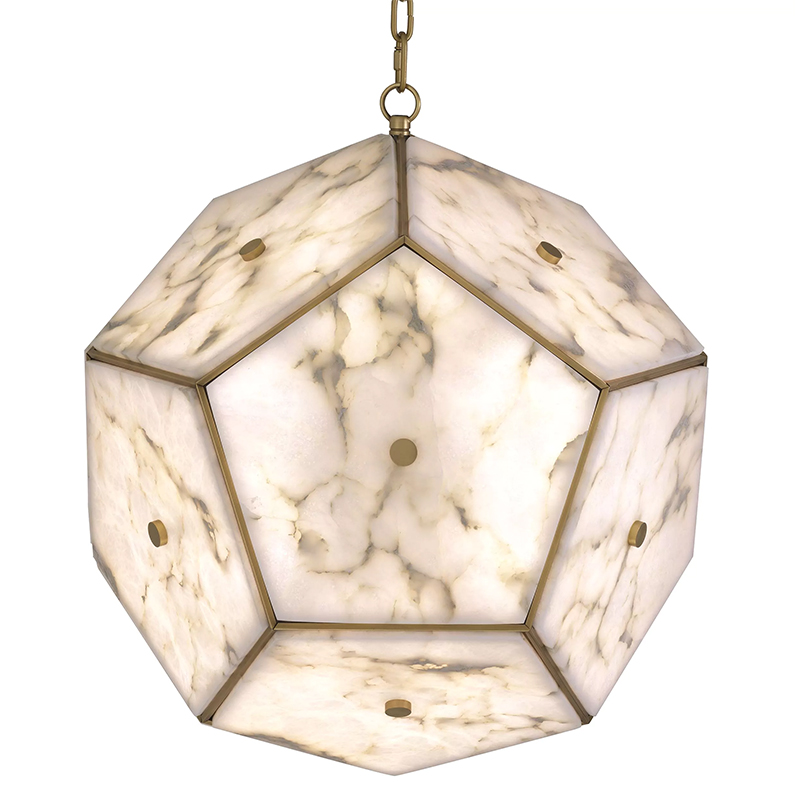 Люстра Eichholtz Lantern Gallo Белый Белый Мрамор Bianco Латунь Люстра Eichholtz Lantern Gallo Белый Белый Мрамор Bianco Латунь в Рязани | Loft Concept