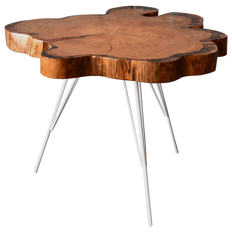 Кофейный стол Korben Industrial Metal Rust Coffee Table Древесина Белый Кофейный стол Korben Industrial Metal Rust Coffee Table Древесина Белый в Рязани | Loft Concept