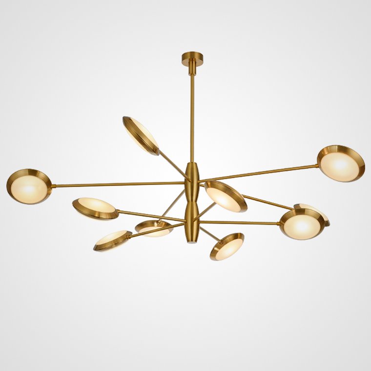Люстра HOOP LED Золотой Люстра HOOP LED Золотой в Рязани | Loft Concept