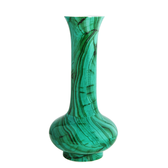 Ваза Malachite Vase vanessa Малахит Ваза Malachite Vase vanessa Малахит в Рязани | Loft Concept
