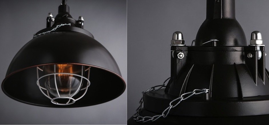 Светильник Loft Industrial Metal Cage Вreamboat Светильник Loft Industrial Metal Cage Вreamboat - Loft-Concept в Рязани