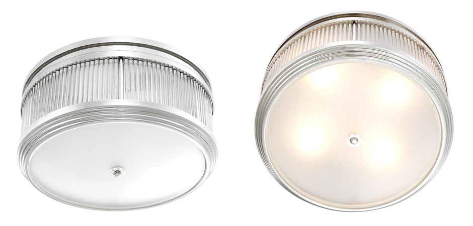 Потолочный светильник Ceiling Lamp Rousseau Nickel Потолочный светильник Ceiling Lamp Rousseau Nickel - Loft-Concept в Рязани