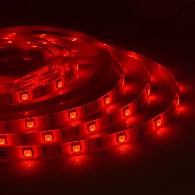 Светодиодная влагозащищенная лента 7,2W/m 30LED/m 5050SMD разноцветная 5M Белый в Рязани | Loft Concept 
