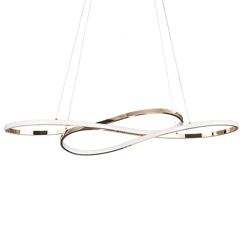 Светодиодная люстра в виде спирали Spiral Lighting Gold Глянцевое золото Светодиодная люстра в виде спирали Spiral Lighting Gold Глянцевое золото в Рязани | Loft Concept