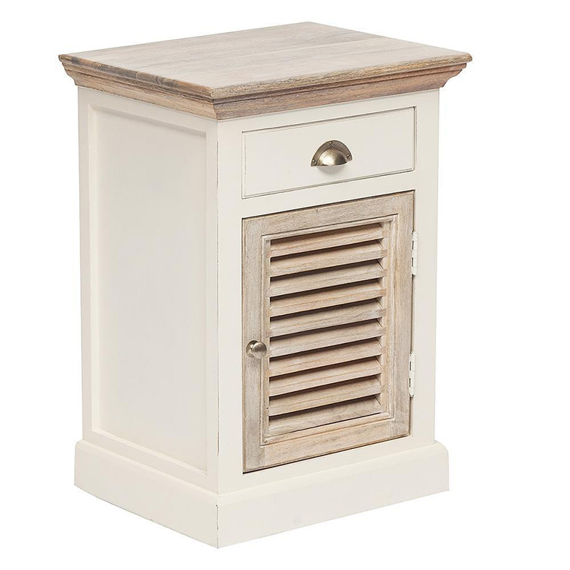 Тумба Edmon Nightstand Белый Древесина Тумба Edmon Nightstand Белый Древесина в Рязани | Loft Concept