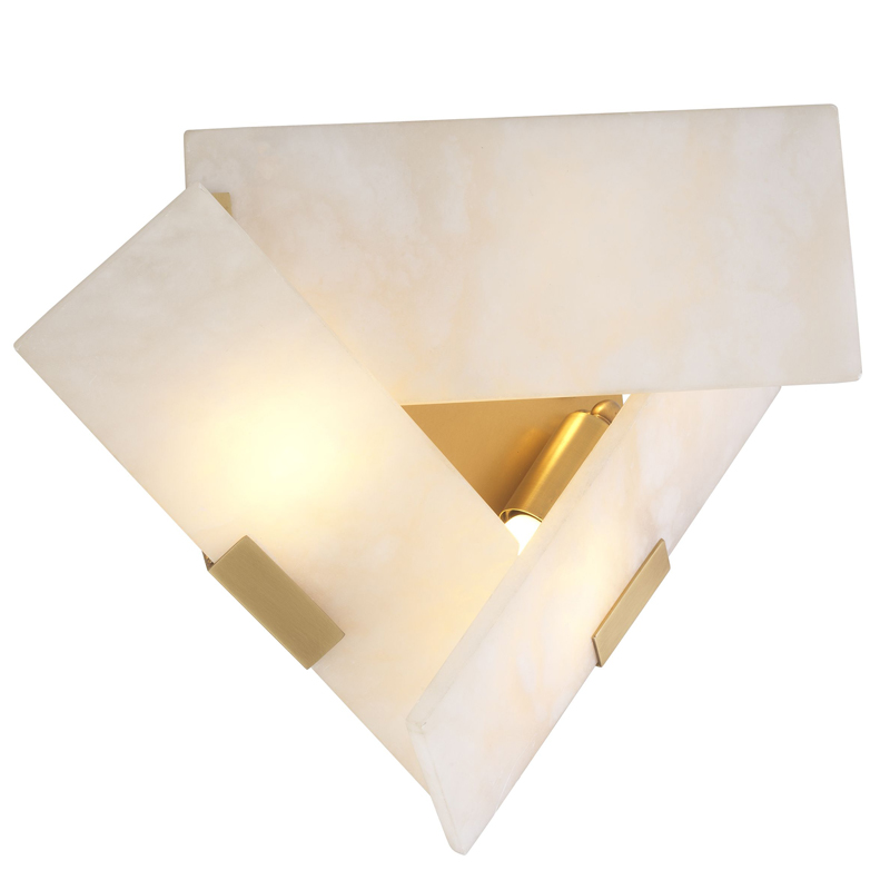 Бра Eichholtz Wall Lamp Bella Bianco Латунь Белый Бра Eichholtz Wall Lamp Bella Bianco Латунь Белый в Рязани | Loft Concept