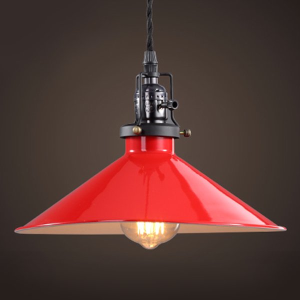 Красный подвесной светильник Loft Factory filament RED Черный матовый Красный (Red) Красный подвесной светильник Loft Factory filament RED Черный матовый Красный (Red) в Рязани | Loft Concept