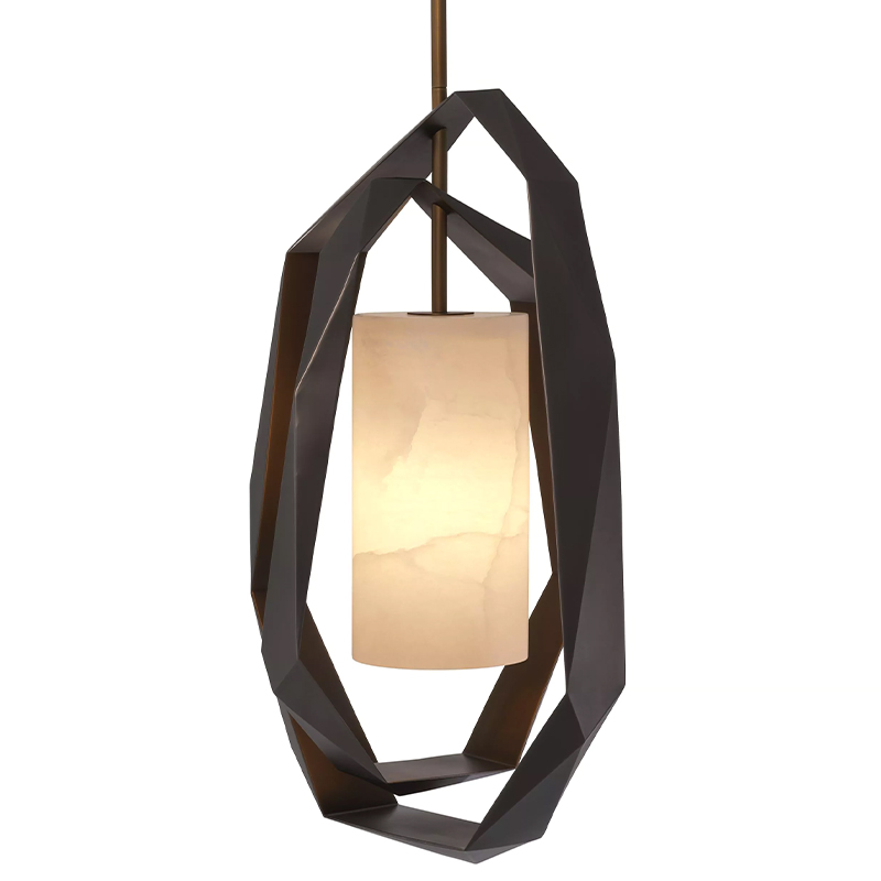 Подвесной светильник Eichholtz Chandelier Santos Double Бежевый Винтажная латунь Подвесной светильник Eichholtz Chandelier Santos Double Бежевый Винтажная латунь в Рязани | Loft Concept