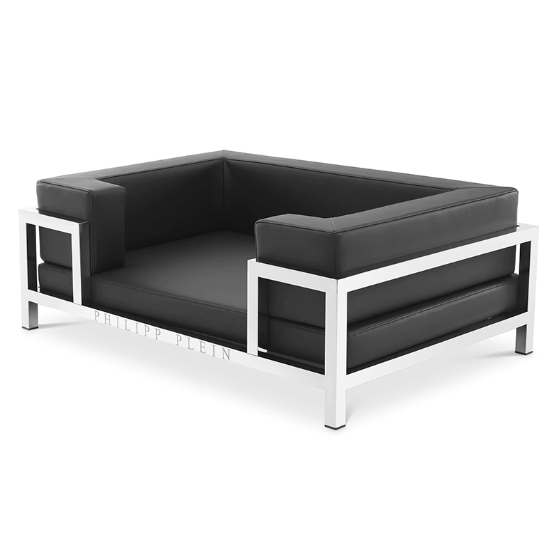 Лежанка для домашних животных Philipp Plein Dogbed High Conic XL Черный Никель Лежанка для домашних животных Philipp Plein Dogbed High Conic XL Черный Никель в Рязани | Loft Concept