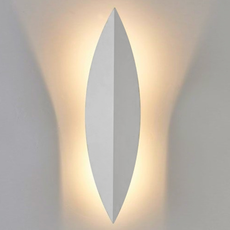 Art Deco Leaf Wall Lamp White Белый Art Deco Leaf Wall Lamp White Белый в Рязани | Loft Concept