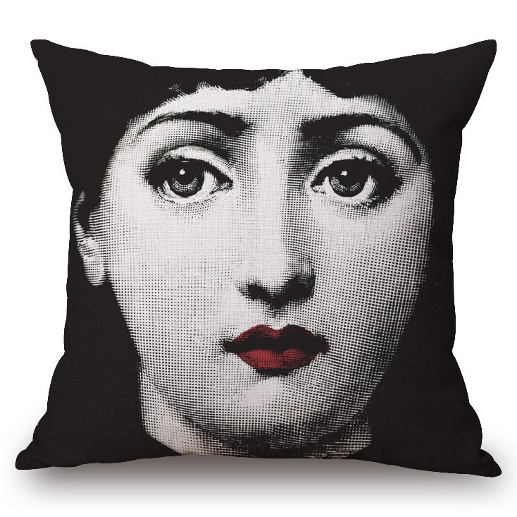 Декоративная подушка Fornasetti 011 Декоративная подушка Fornasetti 011 в Рязани | Loft Concept