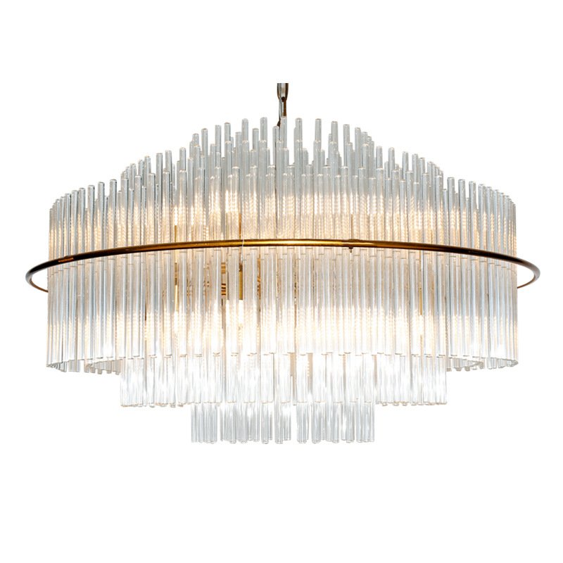 Люстра Nembus KEBO STILL ROUND CHANDELIER Латунь Прозрачный Люстра Nembus KEBO STILL ROUND CHANDELIER Латунь Прозрачный в Рязани | Loft Concept