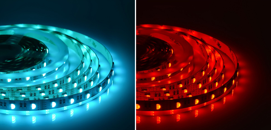 Светодиодная лента 14,4W/m 60LED/m 5050SMD 5м разноцветная - фото №2