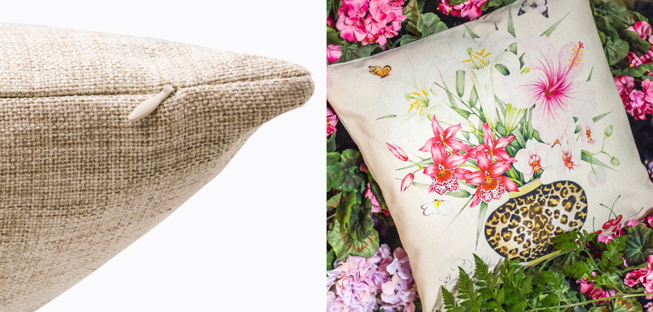 Декоративная подушка Hibiscus and Orchids Pillow Декоративная подушка Hibiscus and Orchids Pillow - Loft-Concept в Рязани