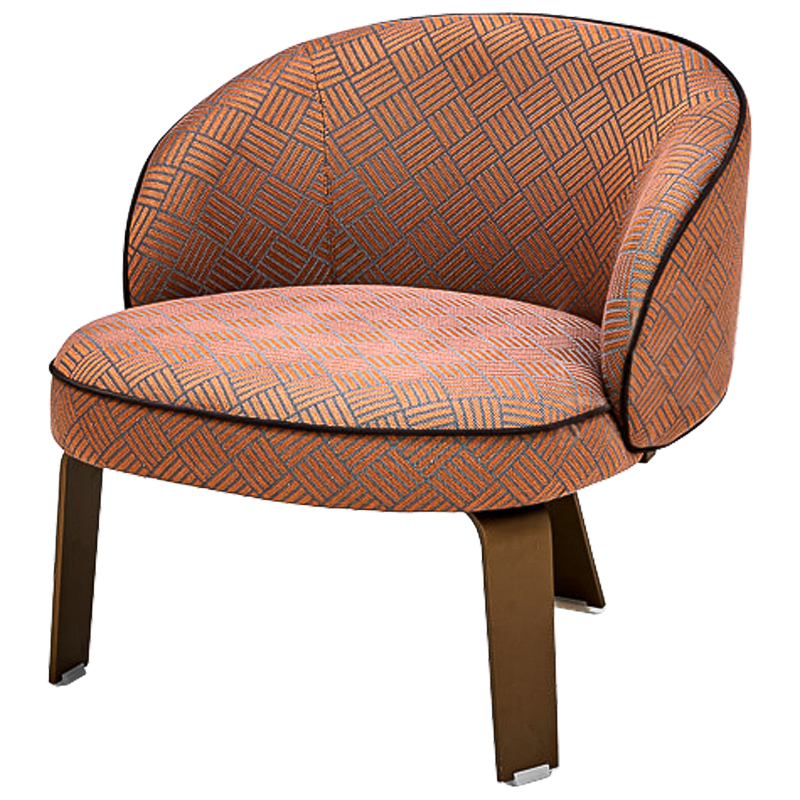 Кресло Muynck Chair Медь светлая Коралловый Кресло Muynck Chair Медь светлая Коралловый в Рязани | Loft Concept