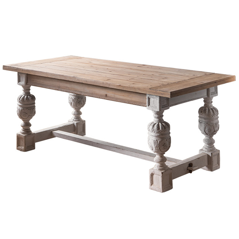 Обеденный стол Garland Provence Dining Table Древесина Белый в Рязани | Loft Concept 