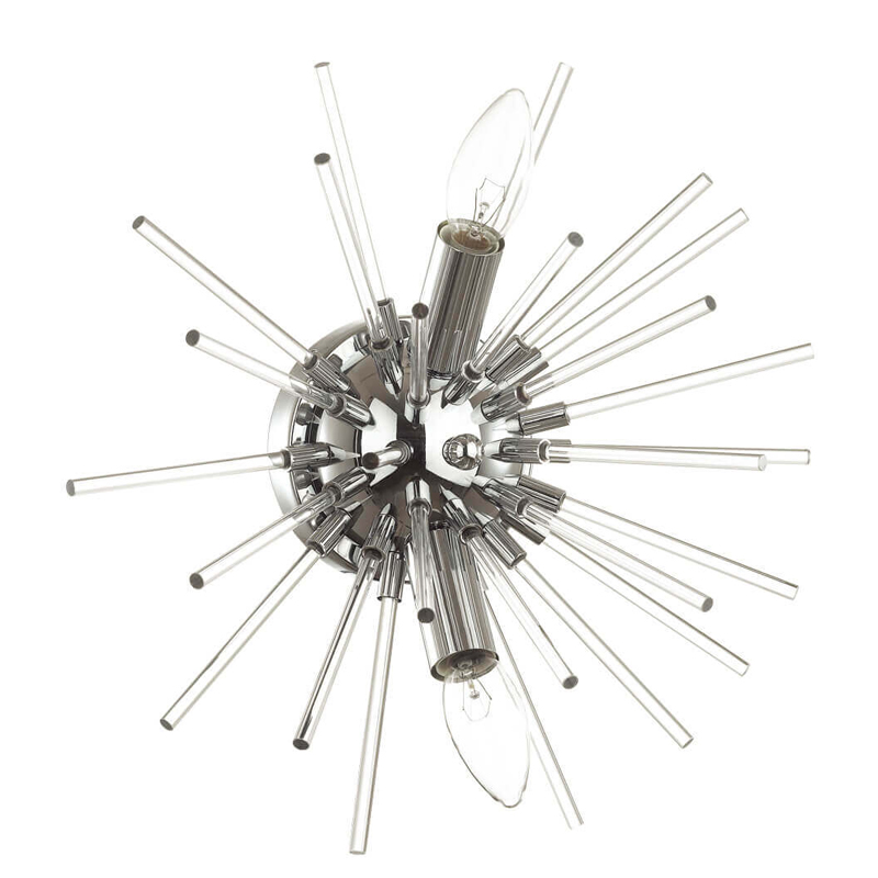 Бра Varg Sputnik Sconce Хром Прозрачный Бра Varg Sputnik Sconce Хром Прозрачный в Рязани | Loft Concept