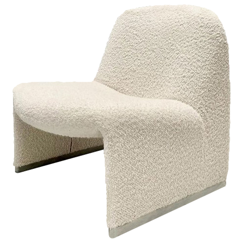 Кресло Kaydan White Boucle Armchair Кресло Kaydan White Boucle Armchair в Рязани | Loft Concept