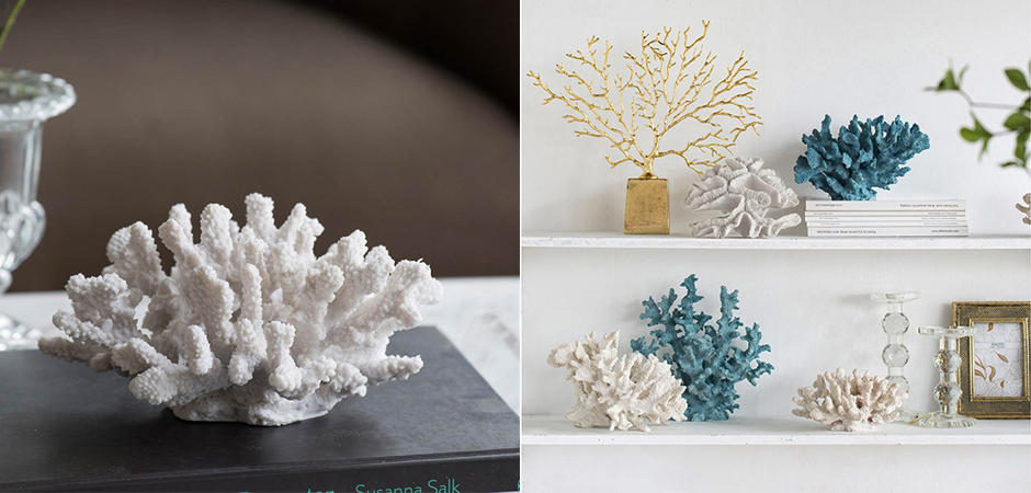 Статуэтка Coral Decor белый коралл Статуэтка Coral Decor белый коралл - Loft-Concept в Рязани