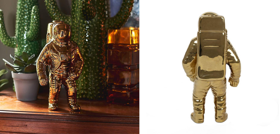 Ваза Seletti Cosmic Diner Starman Gold Ваза Seletti Cosmic Diner Starman Gold - Loft-Concept в Рязани
