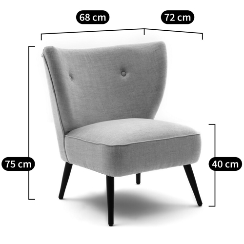 Кресло с декором бахрома Linen Fringe Chair Beige Кресло с декором бахрома Linen Fringe Chair Beige в Рязани