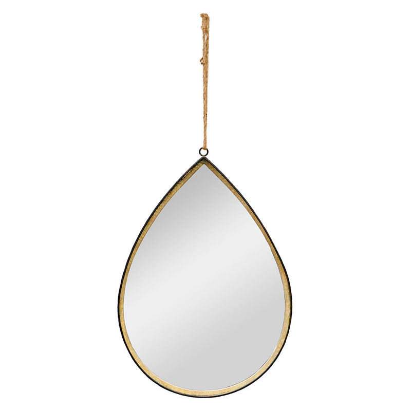 Зеркало в виде капли Golden Drop Золотой Зеркало в виде капли Golden Drop Золотой в Рязани | Loft Concept