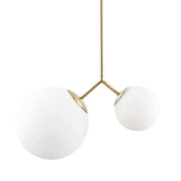Подвесной светильник VIOLA WALL Lamp Латунь Белый Подвесной светильник VIOLA WALL Lamp Латунь Белый в Рязани | Loft Concept