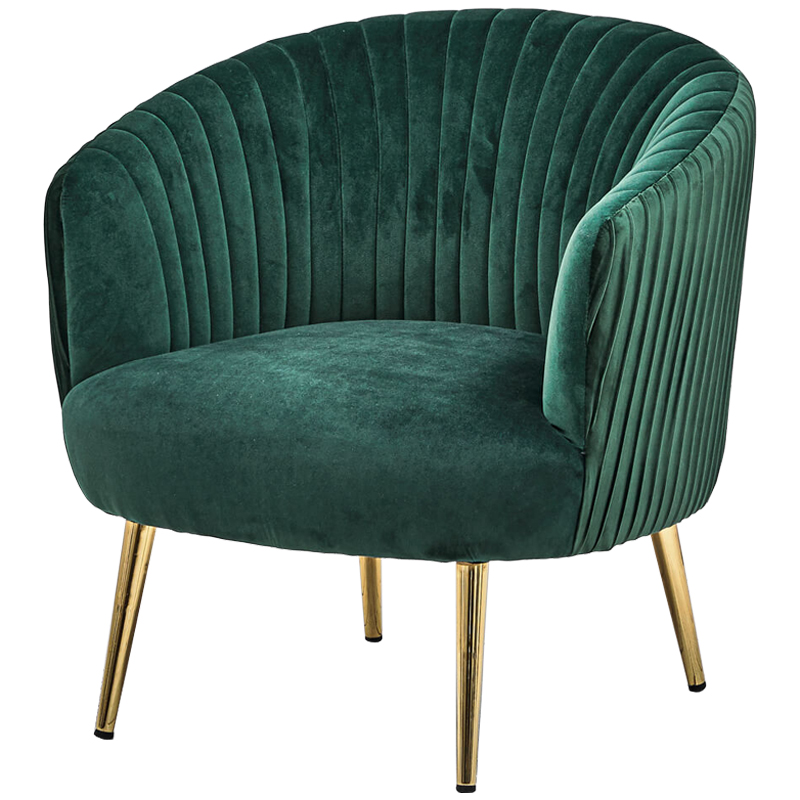 Кресло Christiano Chair green Изумрудный Глянцевое золото Кресло Christiano Chair green Изумрудный Глянцевое золото в Рязани | Loft Concept