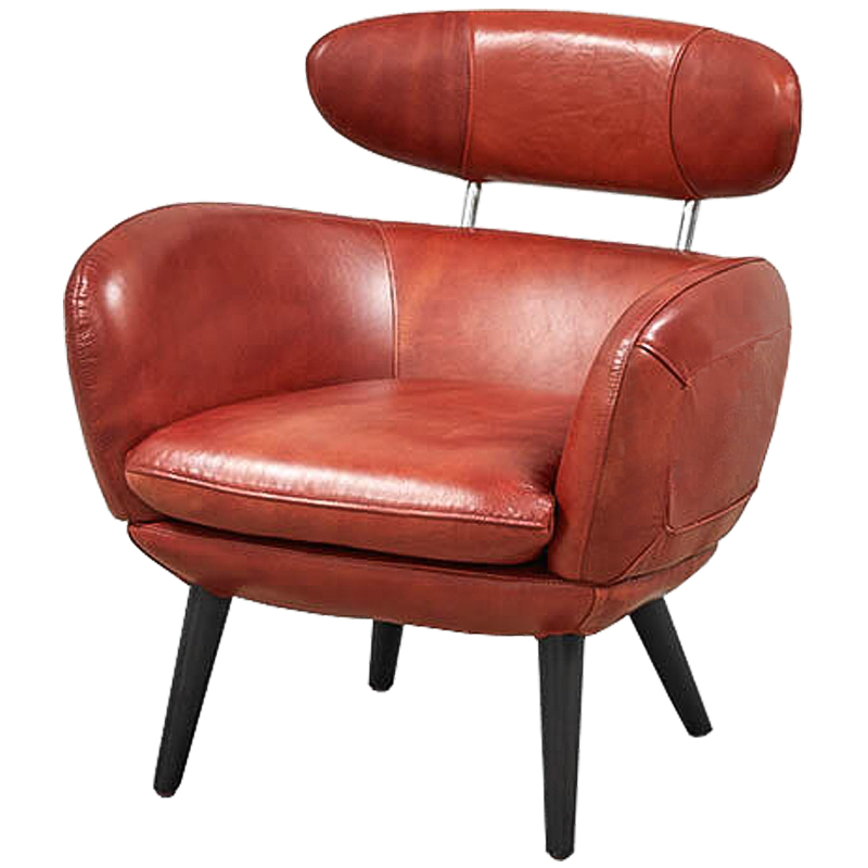 Кресло Manfredo Chair Малиновый (Crimson) Черный Кресло Manfredo Chair Малиновый (Crimson) Черный в Рязани | Loft Concept