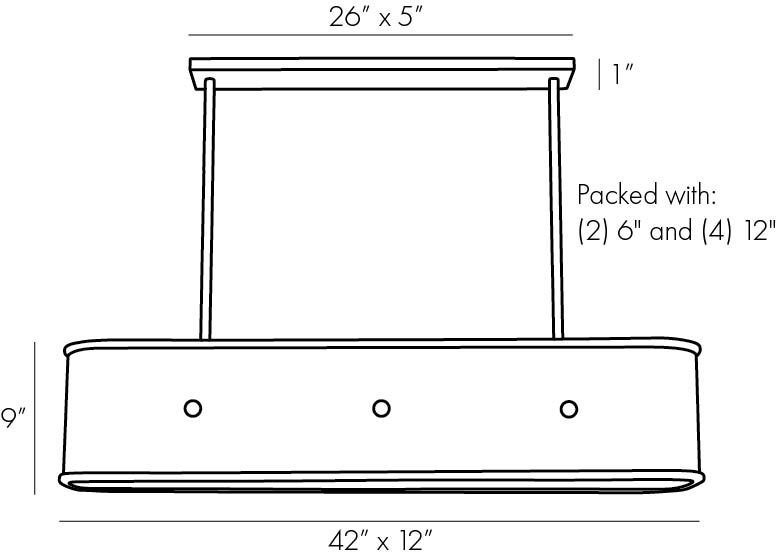 Люстра Arteriors GLENDALE LINEAR CHANDELIER Люстра Arteriors GLENDALE LINEAR CHANDELIER в Рязани