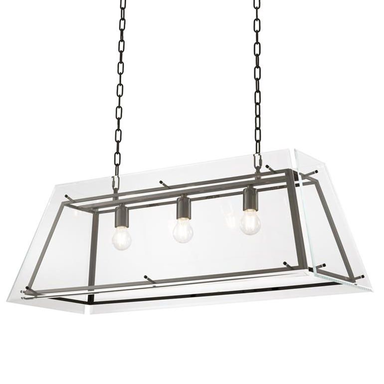 Люстра Chandelier Azure L Bronze Темная бронза Прозрачный (Transparent) Люстра Chandelier Azure L Bronze Темная бронза Прозрачный (Transparent) в Рязани | Loft Concept