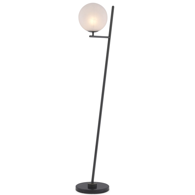 Торшер Eichholtz Floor Lamp Flynn Bronze Темная бронза Белый Черный Мрамор Nero Торшер Eichholtz Floor Lamp Flynn Bronze Темная бронза Белый Черный Мрамор Nero в Рязани | Loft Concept