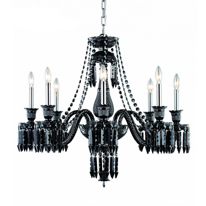Люстра BACCARAT Zenith Midnight Chandelier 8 Черный Люстра BACCARAT Zenith Midnight Chandelier 8 Черный в Рязани | Loft Concept