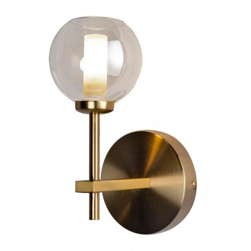 Бра RH Boule de Cristal Single Wall Lamp amber Gold Золотой Амбре янтарь Бра RH Boule de Cristal Single Wall Lamp amber Gold Золотой Амбре янтарь в Рязани | Loft Concept