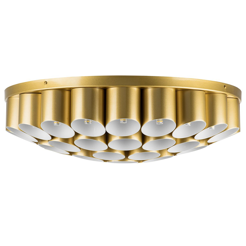 Потолочный светильник Garbi Gold Pipe Organ Ceiling Lamp 40 Золотой Белый Потолочный светильник Garbi Gold Pipe Organ Ceiling Lamp 40 Золотой Белый в Рязани | Loft Concept